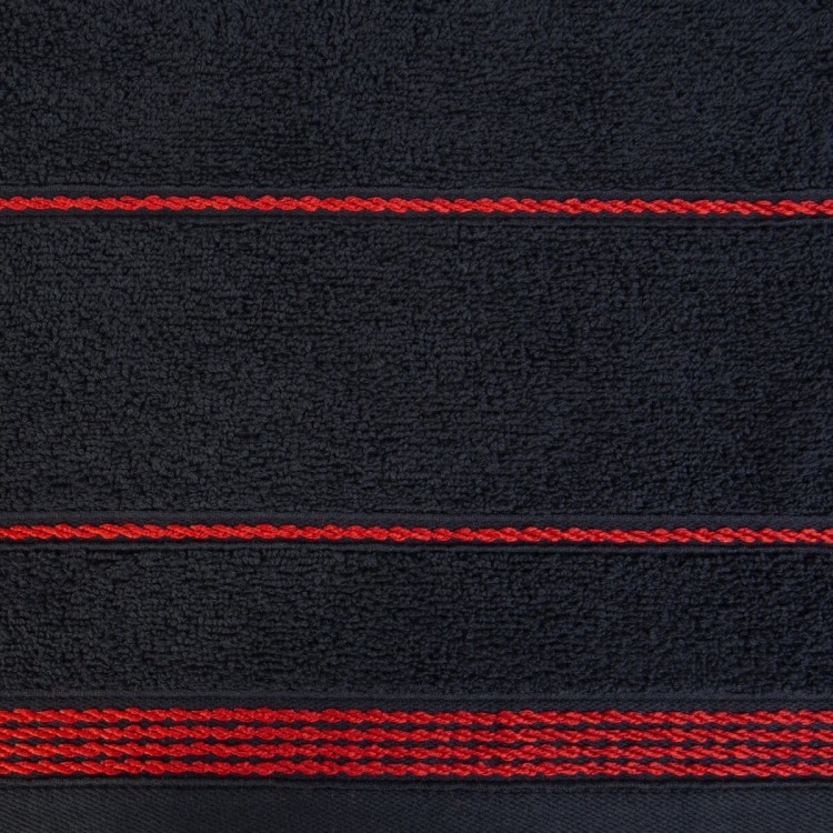 Ręcznik 70x140 500g 100% Bawełna Mira Czarny Eurofirany