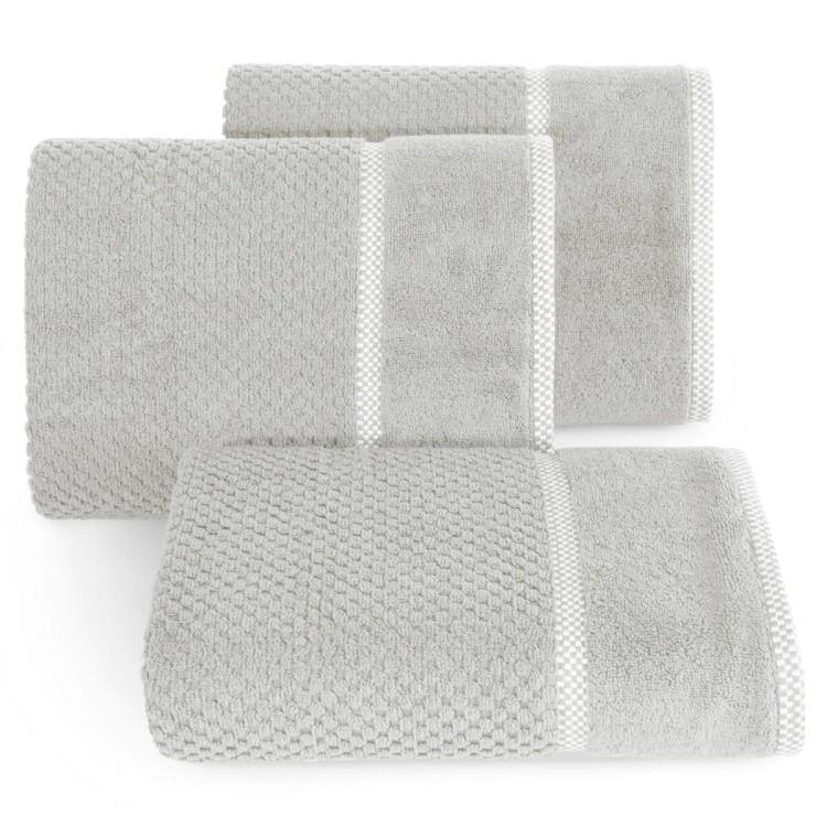 Ręcznik 50x90 540g 100% Bawełna Caleb Srebrny Eurofirany
