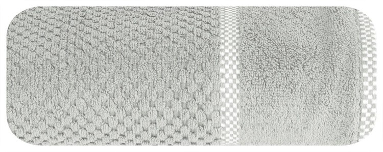 Ręcznik 50x90 540g 100% Bawełna Caleb Srebrny Eurofirany