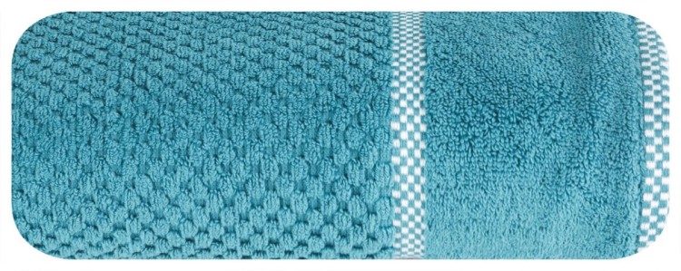 Ręcznik 50x90 540g 100% Bawełna Caleb Ciemny Turkus Eurofirany