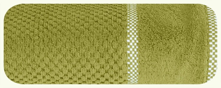 Ręcznik 50x90 540g 100% Bawełna Caleb Oliwkowy Eurofirany