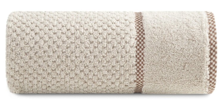 Ręcznik 50x90 540g 100% Bawełna Caleb Beżowy Eurofirany