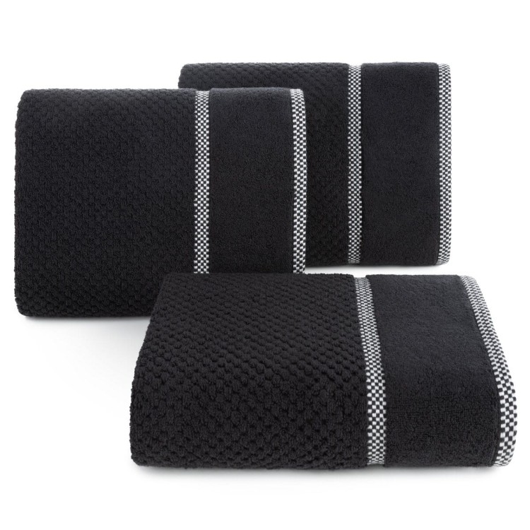 Ręcznik 50x90 540g 100% Bawełna Caleb Czarny Eurofirany