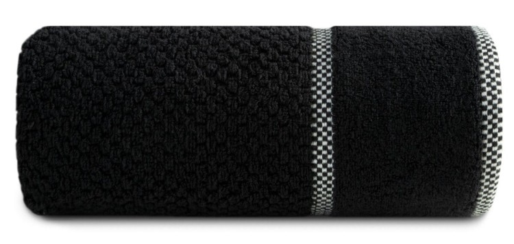 Ręcznik 50x90 540g 100% Bawełna Caleb Czarny Eurofirany