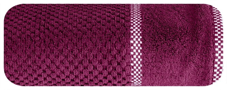Ręcznik 50x90 540g 100% Bawełna Caleb Amarant Eurofirany