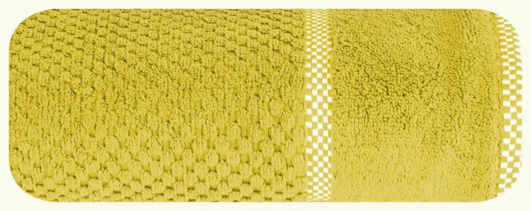 Ręcznik 70x140 540g 100% Bawełna Caleb Musztardowy Eurofirany