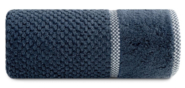 Ręcznik 70x140 540g 100% Bawełna Caleb Granatowy Eurofirany
