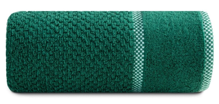 Ręcznik 70x140 540g 100% Bawełna Caleb Ciemna Zieleń Eurofirany