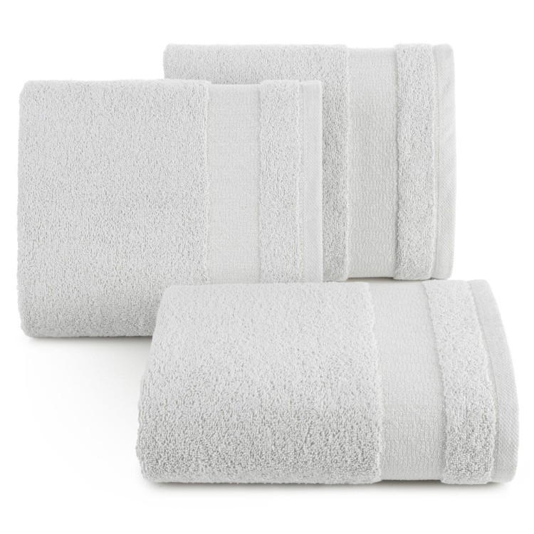 Ręcznik 30x50 500g 100% Bawełna Nessy Srebrny Eurofirany