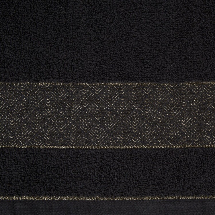 Ręcznik 30x50 500g 100% Bawełna Nessy Czarny Eurofirany