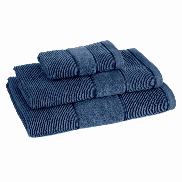 Ręcznik 30x50 500g 100% Bawełna Emma Granatowy Eurofirany