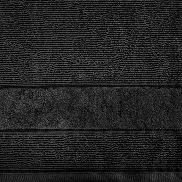 Ręcznik 70x140 500g 100% Bawełna Emma Czarny Eurofirany