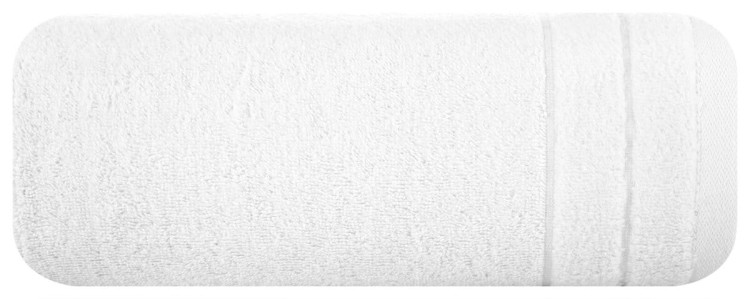 Ręcznik 70x140 500g 100% Bawełna Damla Biały Eurofirany