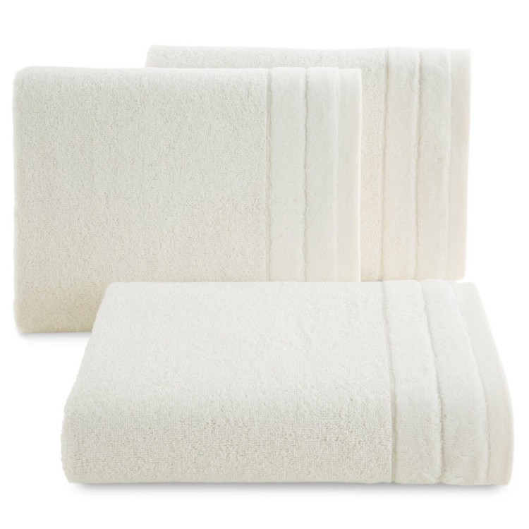 Ręcznik 70x140 500g 100% Bawełna Damla Kremowy Eurofirany