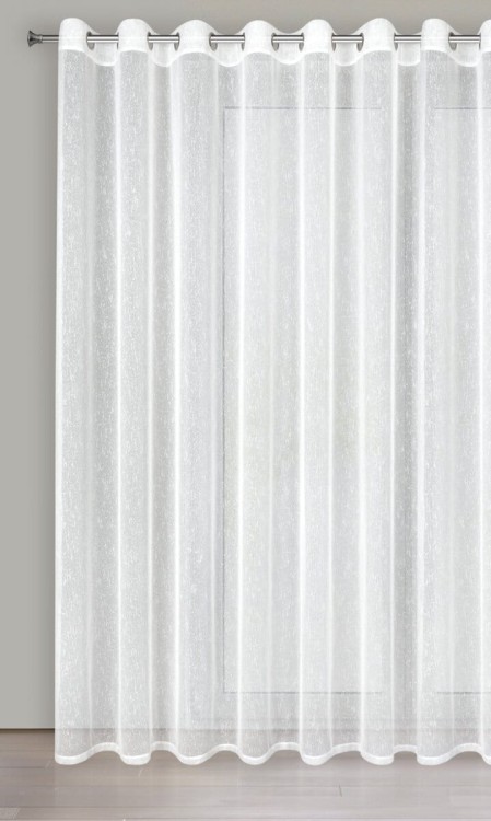 Firana Gotowa 300x250 cm Przelotka Kelly Biała Eurofirany