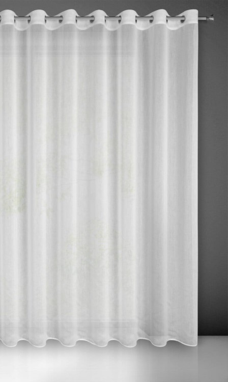 Firana Gotowa 140x250 cm Przelotka Luna Biała Eurofirany