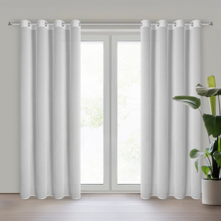 Firana Gotowa 140x250 cm Przelotka Ariadna Biała Eurofirany
