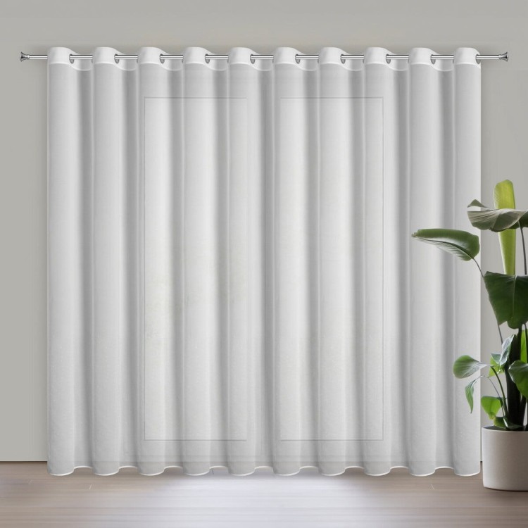 Firana Gotowa 350x250 cm Przelotka Ariadna Biała Eurofirany