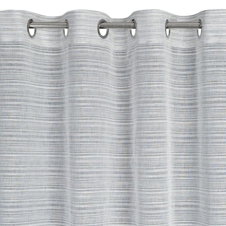 Firana Gotowa 140x250 cm Przelotka Aria Srebrna Eurofirany