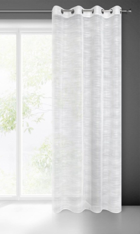 Firana Gotowa 140x250 cm Przelotka Astera Biała Eurofirany