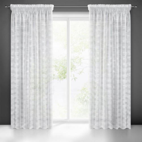 Firana Gotowa 140x270 cm Taśma Astera Biała Eurofirany