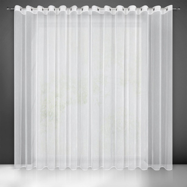 Firana Gotowa 350x250 cm Przelotka Pilar Biała Eurofirany