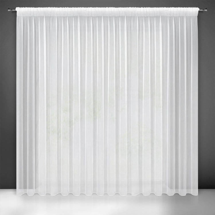 Firana Gotowa 350x270 cm Taśma Pilar Biała Eurofirany