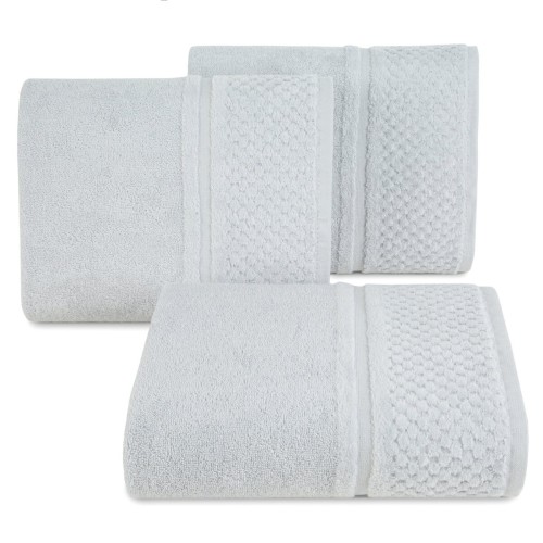 Ręcznik 70x140 550g 100% Bawełna Ibiza Srebrny Eurofirany