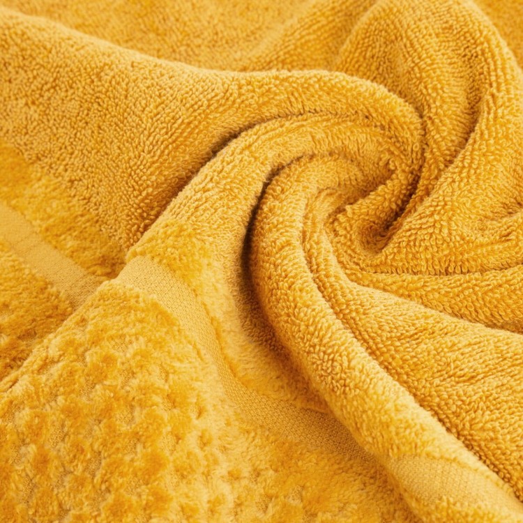 Ręcznik 70x140 550g 100% Bawełna Ibiza Musztardowy Eurofirany