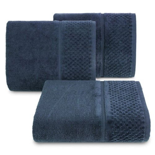 Ręcznik 70x140 550g 100% Bawełna Ibiza Granatowy Eurofirany