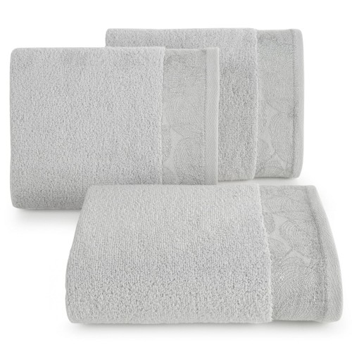 Ręcznik 50x90 400g 100% Bawełna Agis Srebrny Eurofirany