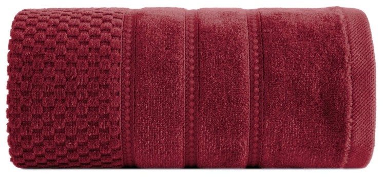 Ręcznik 50x90 500g 100% Bawełna Adore Czerwony Eurofirany
