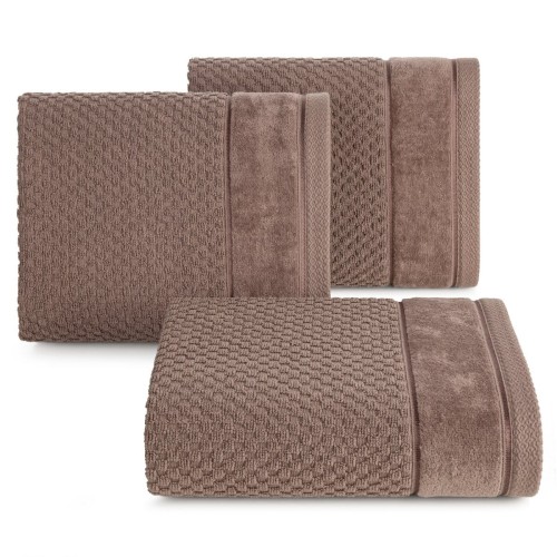 Ręcznik 30x50 500g 100% Bawełna Frida Jasny Brąz Eurofirany