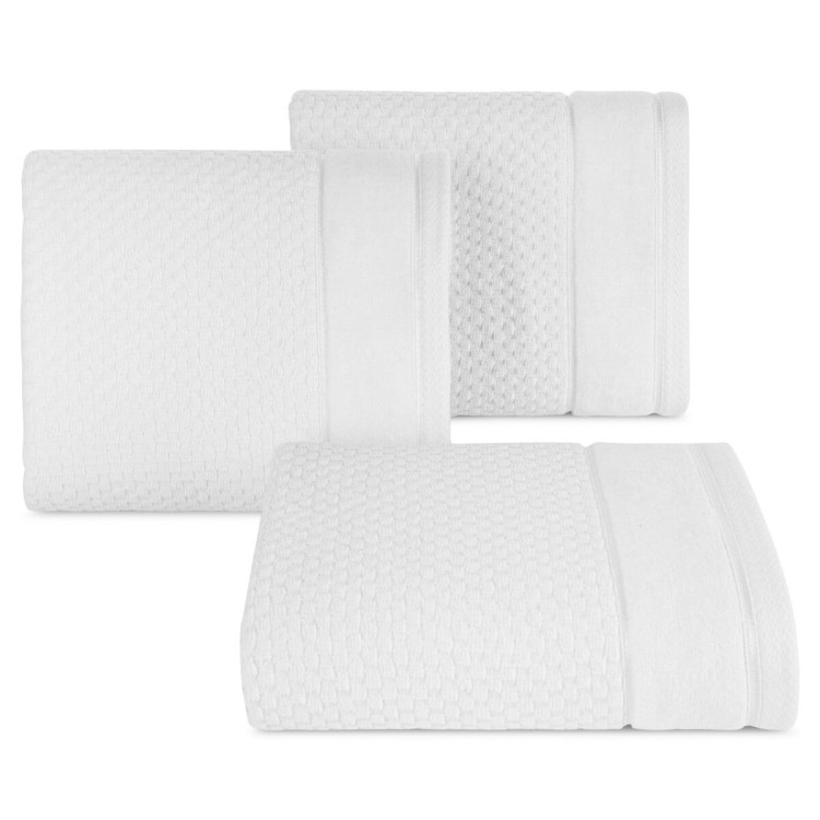 Ręcznik 50x90 500g 100% Bawełna Frida Biały Eurofirany