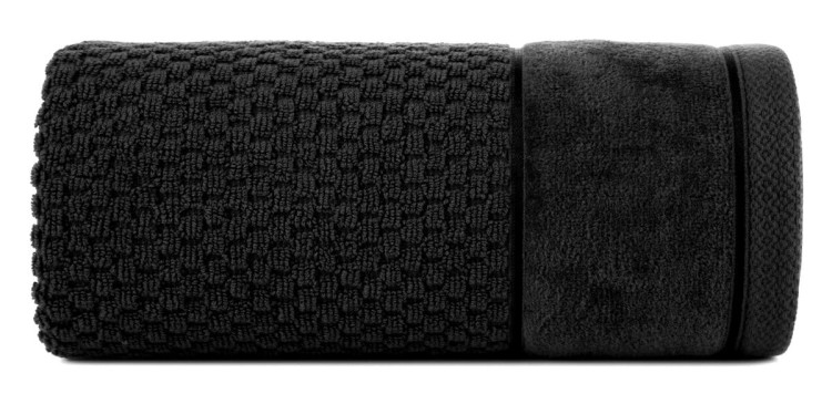 Ręcznik 50x90 500g 100% Bawełna Frida Czarny Eurofirany