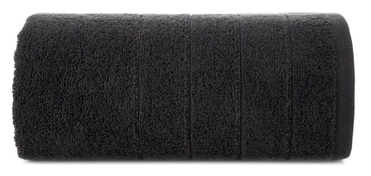 Ręcznik 50x90 500g 100% Bawełna Dali Czarny Eurofirany