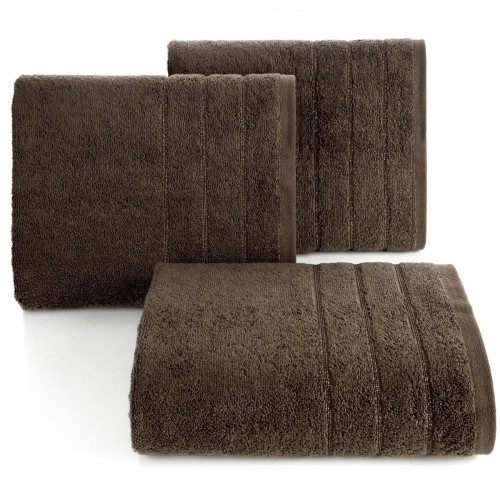 Ręcznik 70x140 500g 100% Bawełna Dali Ciemny Brąz Eurofirany