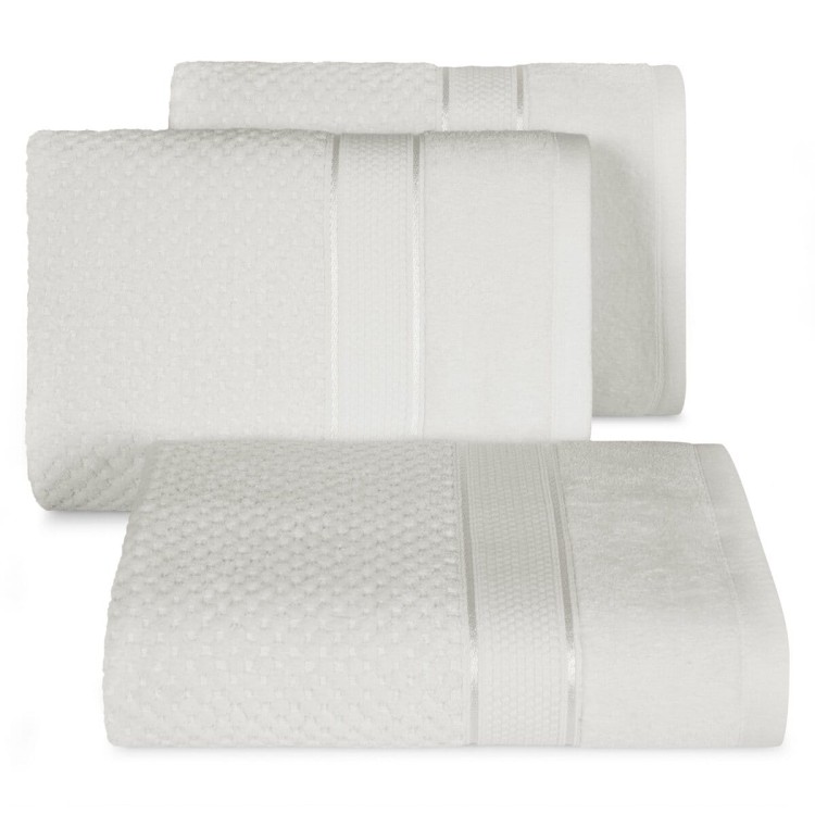 Ręcznik 50x90 500g 100% Bawełna Jessi Biały Eurofirany