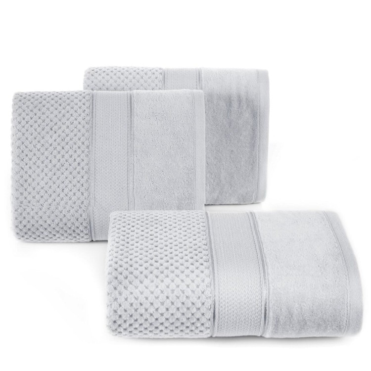 Ręcznik 90x150 500g 100% Bawełna Jessi Srebrny Eurofirany