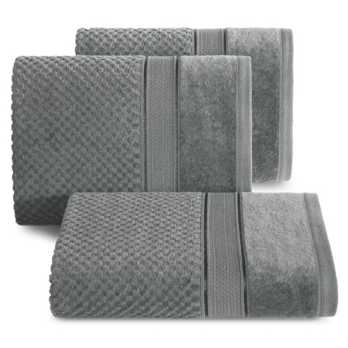 Ręcznik 90x150 500g 100% Bawełna Jessi Stalowy Eurofirany