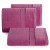Ręcznik 90x150 500g 100% Bawełna Jessi Amarantowy Eurofirany