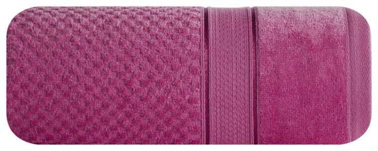 Ręcznik 90x150 500g 100% Bawełna Jessi Amarantowy Eurofirany