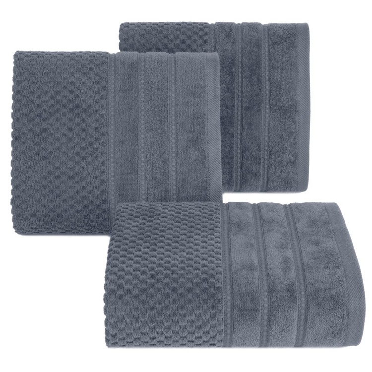 Ręcznik 70x140 500g 100% Bawełna Adore Stalowy Eurofirany