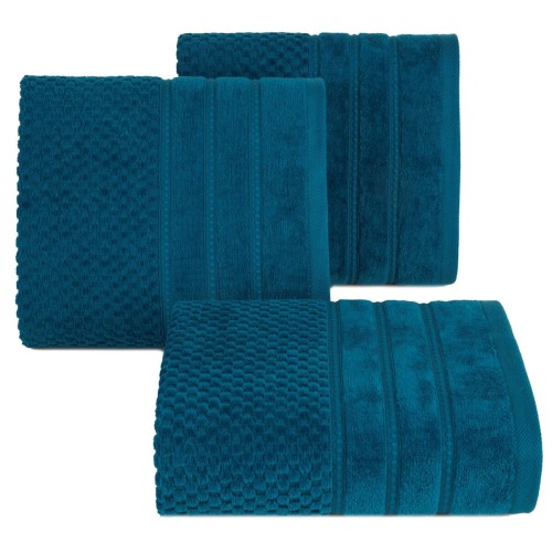 Ręcznik 70x140 500g 100% Bawełna Adore Ciemny Niebieski Eurofirany