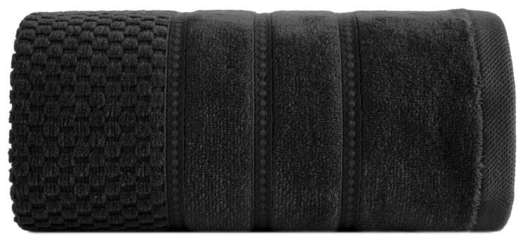 Ręcznik 70x140 500g 100% Bawełna Adore Czarny Eurofirany