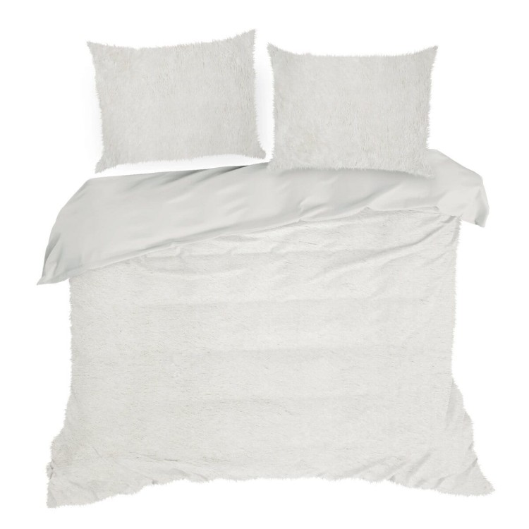 Pościel Włochata 220x200 + 2 Poszewki TIFFANY Kremowa Design91