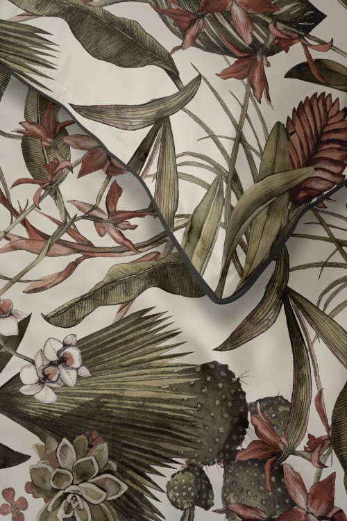 Pościel 160x200cm + 2 Poszewki 100% Bawełna Perkal 5241B Detexpol