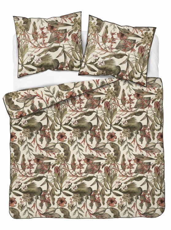 Pościel 160x200cm + 2 Poszewki 100% Bawełna Perkal 5241B Detexpol