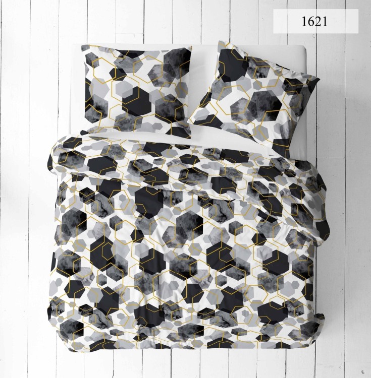Pościel 220x200 + 2 Poszewki 100% Bawełna P1621 Famitex