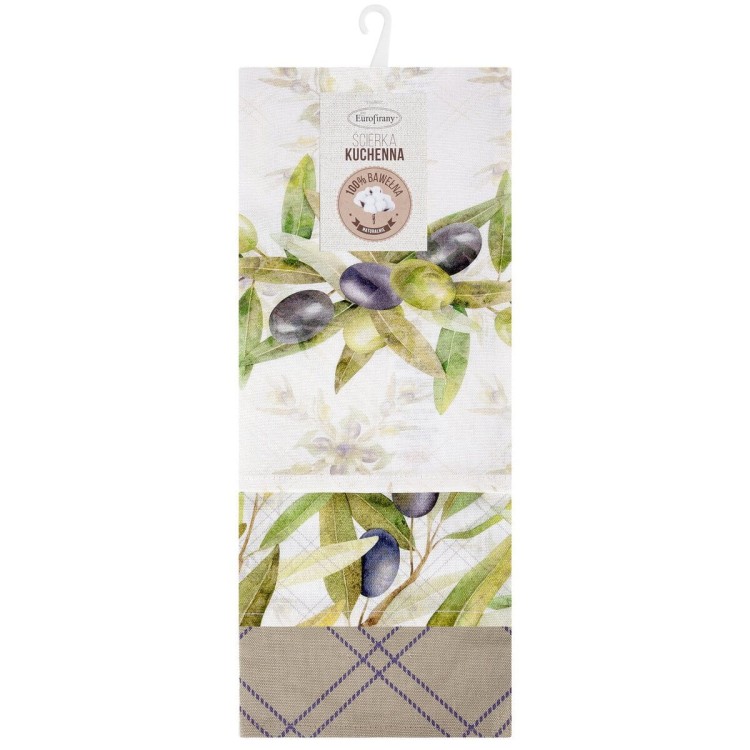 Zestaw Ściereczek Kuchennych 3x 50x75cm 100% Bawełna Olive Oliwkowe Eurofirany